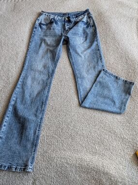 Flamingals Straight-Leg Jeans Slight Acid Wash